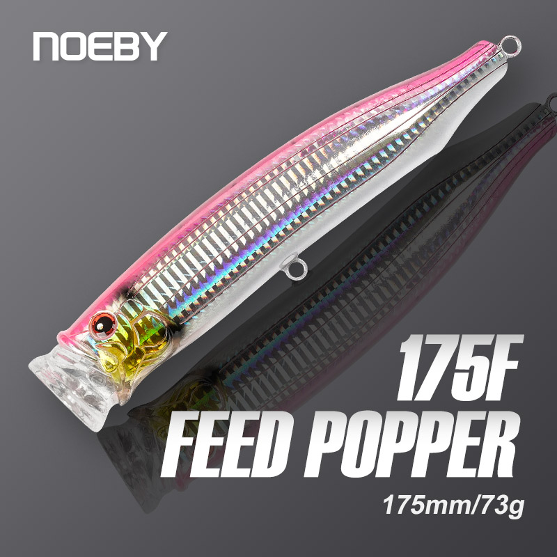 Fishing Lure Buzzbait - Noeby-Feed Popper-Angelköder, Topwater-Wobbler, künstlicher harter Köder,