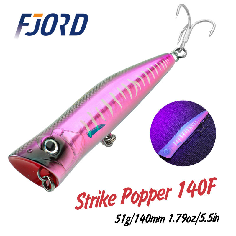 Fishing Lure Buzzbait - FJORD 140mm 51g Popper Angelköder Meer