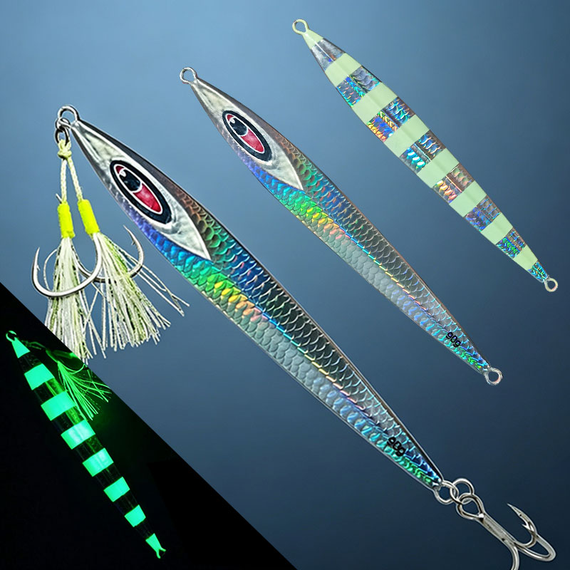 Fishing Lure Blade Bait - Langklingen-Pesca Fast Jig Vertikaler Schnellsinkender Gusslöffel