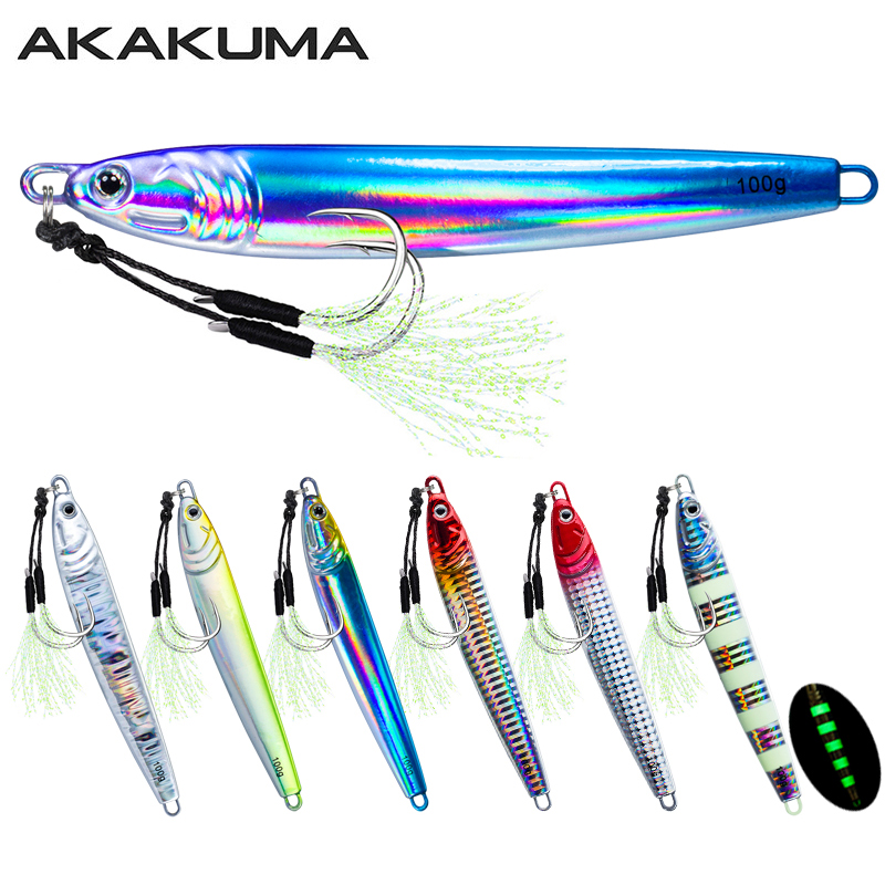 7Pcs 40g 60g 80g 100g Leuchten – Fishing Lure Spoon Bewertung und Preis