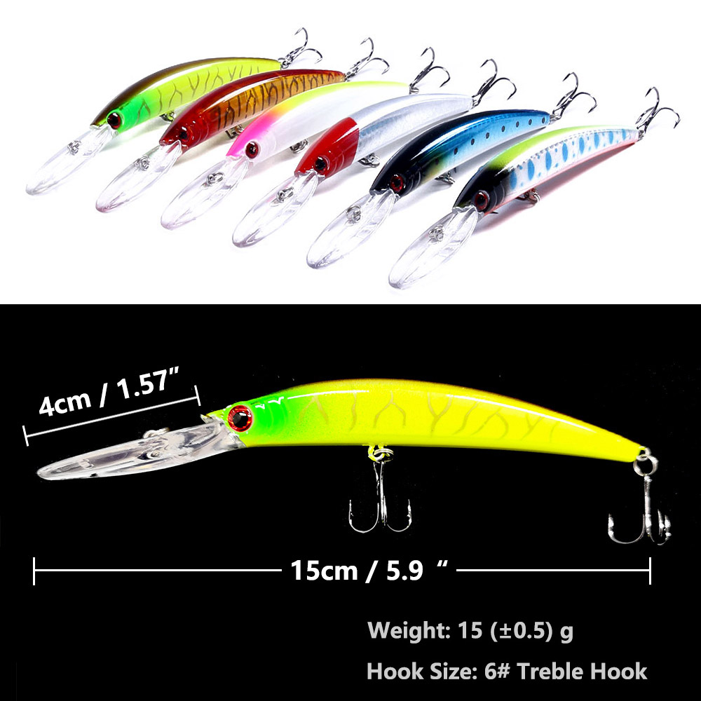 1PCS 15cm 15g Tiefe Tauchen Je – Fishing Lure Swimbait Bewertung und Preis