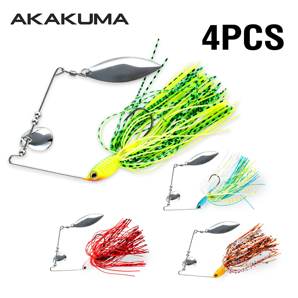 4 Stück 18g Spinnerbait Angelk – Fishing Lure Blade Bait Bewertung und Preis