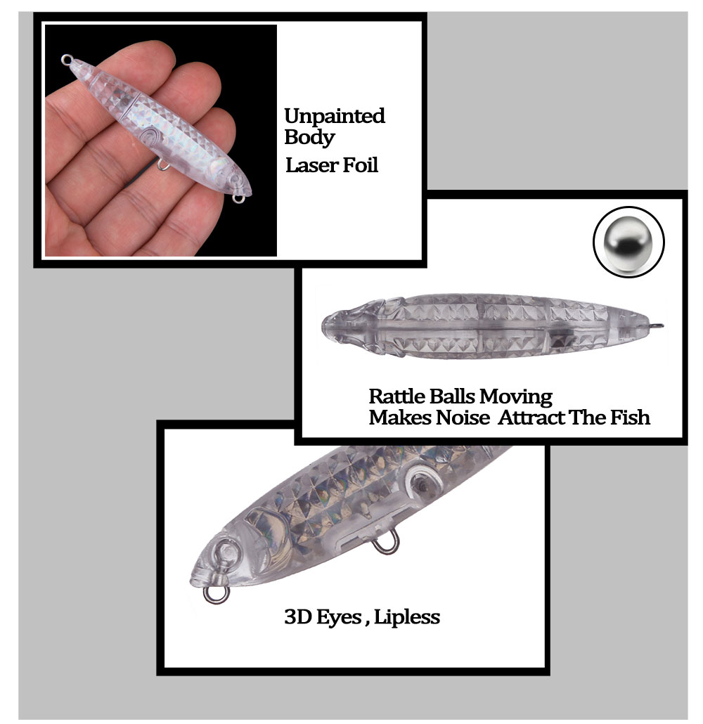 Chan’sHuang 20 Stück Unbemalte – Fishing Lure Topwater Bewertung und Preis