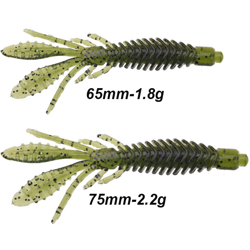 WESTBASS 5PCS Weiche Larve Köd – Fishing Lure Soft Plastic Bewertung und Preis