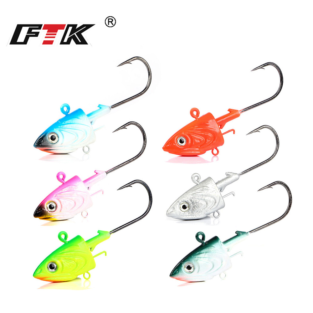 FTK 2PCS Jig Kopf Angelhaken 4 – Fishing Lure Soft Plastic Bewertung und Preis