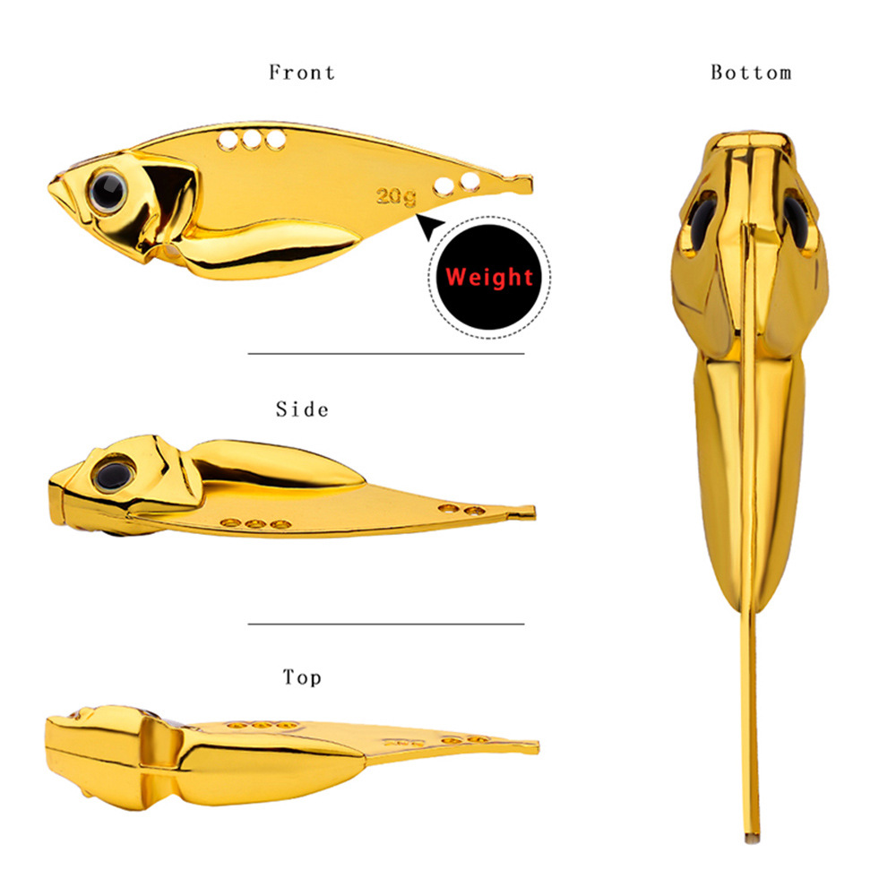 Personalisierter gravierter An – Fishing Lure Blade Bait Bewertung und Preis